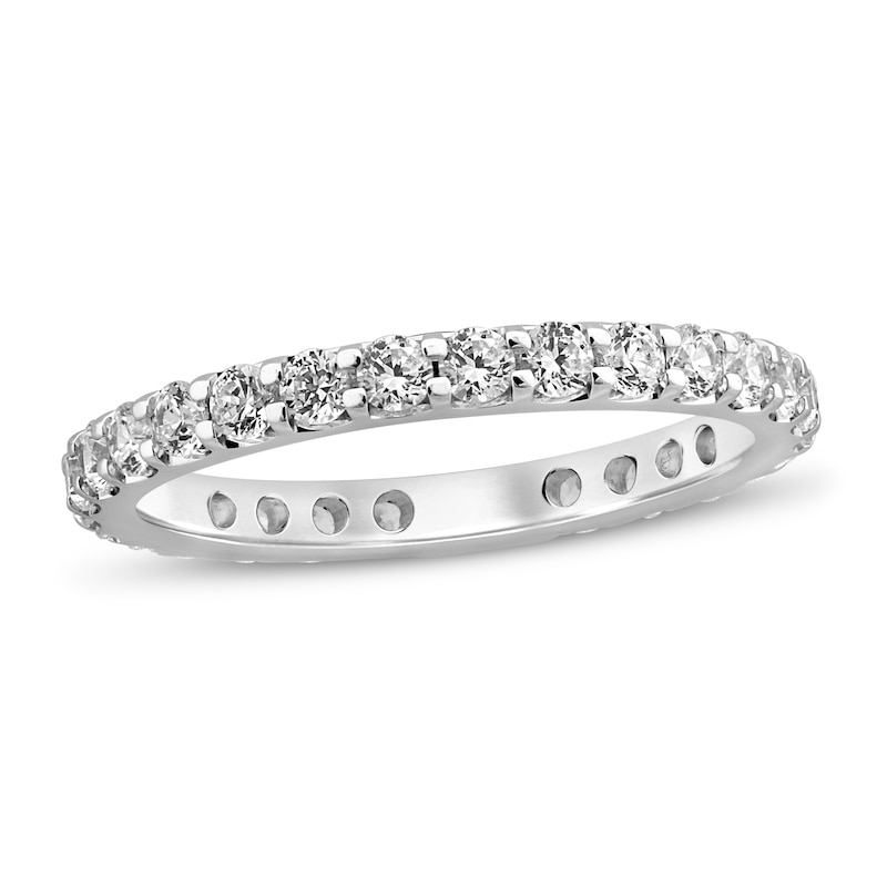 Diamond Sizeable Eternity Band 1 ct tw Round-cut White Gold Plated