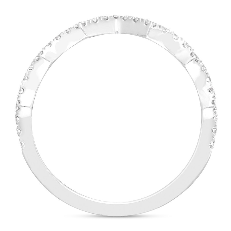 Neil Lane Diamond Wedding Band 1/4 ct tw Round White Gold Plated