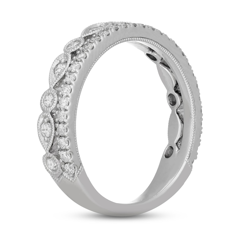 Neil Lane Diamond Anniversary Band 1/2 ct tw Round-cut White Gold Plated