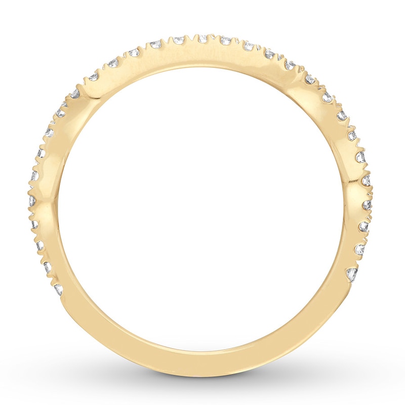 Neil Lane Diamond Wedding Band 1/3 ct tw Yellow Gold Plated