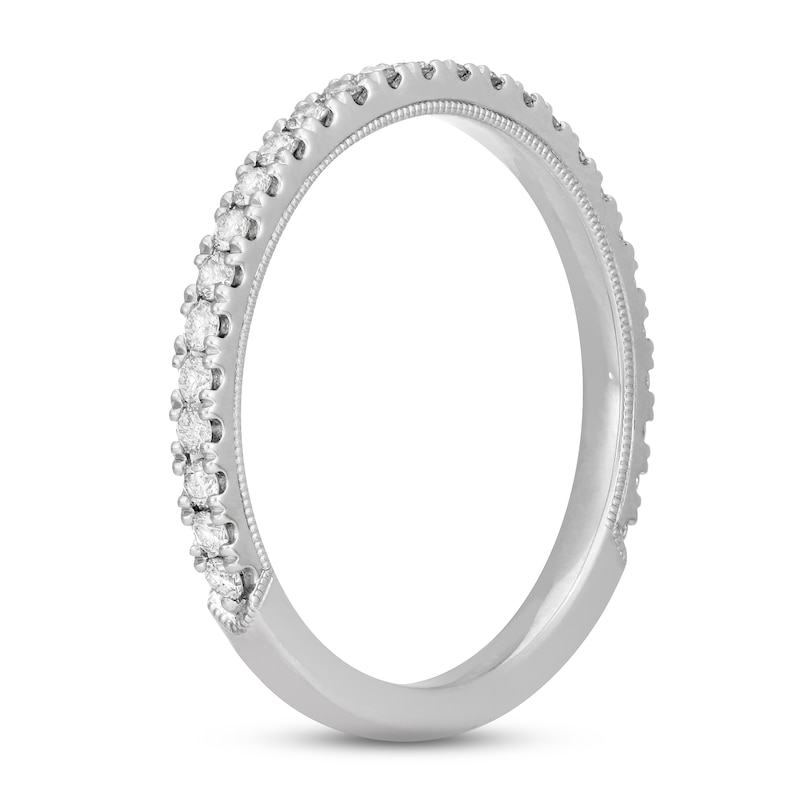 Neil Lane Diamond Wedding Band 1/3 ct tw Round-cut White Gold Plated