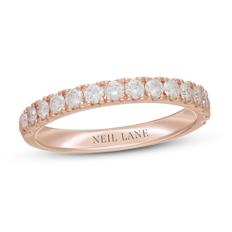 Neil Lane Diamond Wedding Band 1/2 ct tw Rose Gold Plated