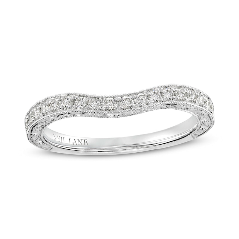 Neil Lane Diamond Wedding Band 1/3 ct tw White Gold Plated
