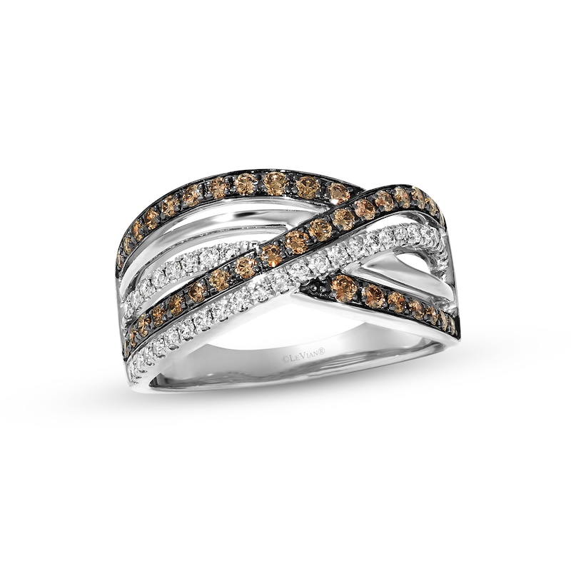 Le Vian Diamond Ring 5/8 ct tw Vanilla Gold Plated