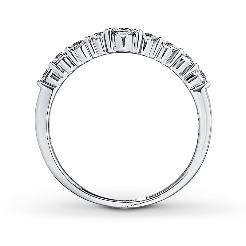 THE LEO Diamond Ring 1/2 ct tw Round-cut White Gold Plated