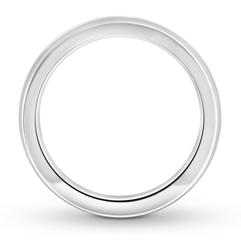 Diamond Anniversary Band 1 ct tw Round-cut White Gold Plated