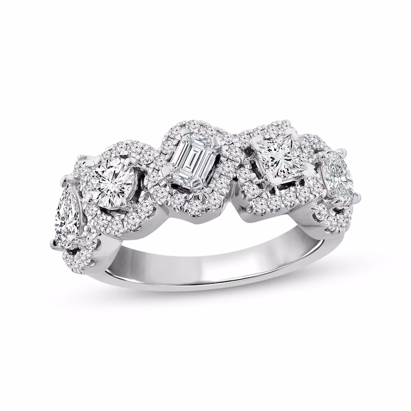 Diamond Ring 1-3/4 ct tw 10K White Gold