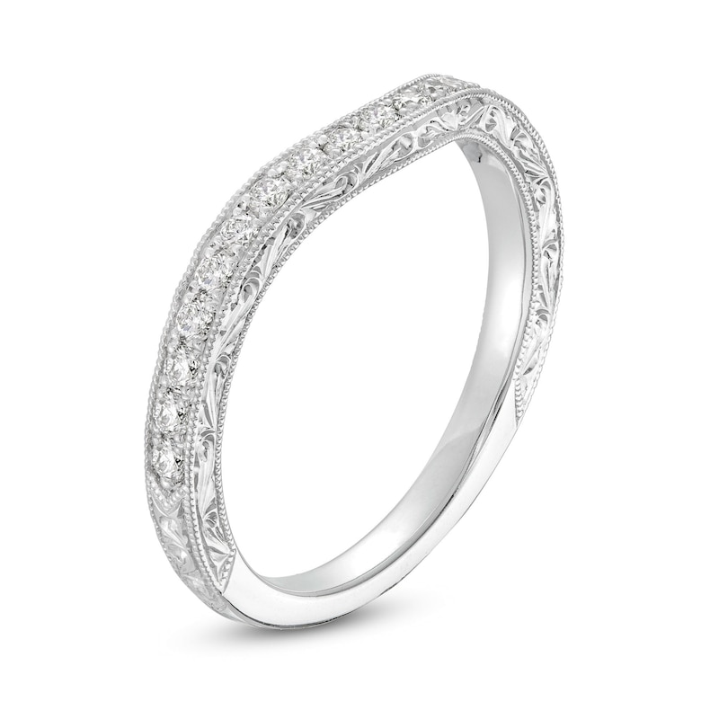 Neil Lane Diamond Wedding Band 1/3 ct tw White Gold Plated