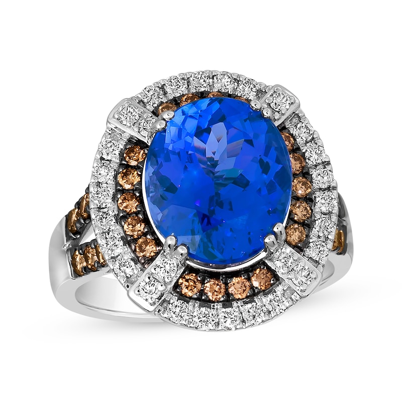 Le Vian Tanzanite Ring 1 ct tw Diamonds Vanilla Gold Plated