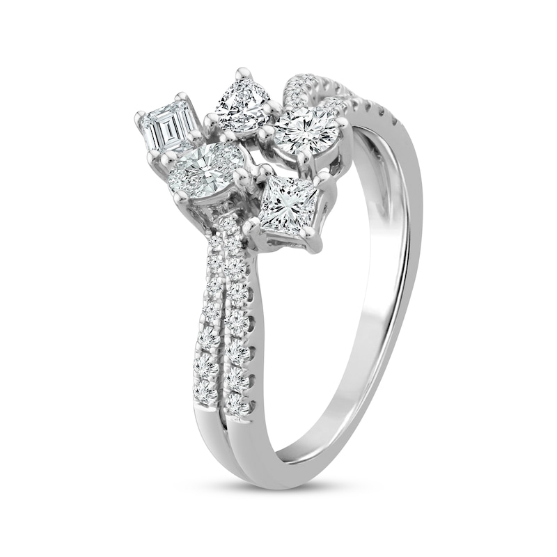 Everything You Are Diamond Ring 1 ct tw White Gold Plated