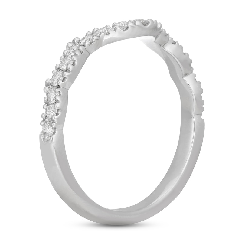 Neil Lane Diamond Wedding Band 1/3 ct tw Round-cut White Gold Plated