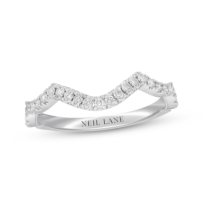 Neil Lane Diamond Wedding Band 1/3 ct tw White Gold Plated
