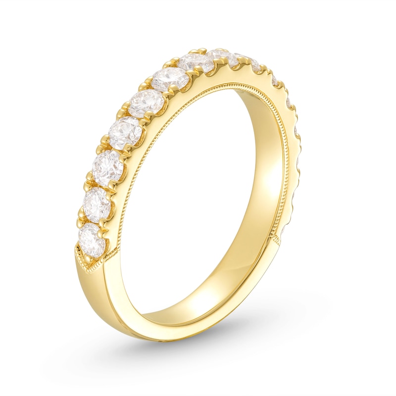 Neil Lane Round-cut Diamond Anniversary Band 1 ct tw Yellow Gold Plated