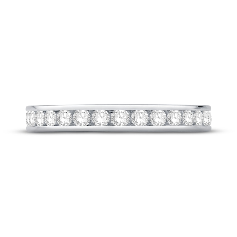Diamond Eternity Ring 1 ct tw Round-cut White Gold Plated