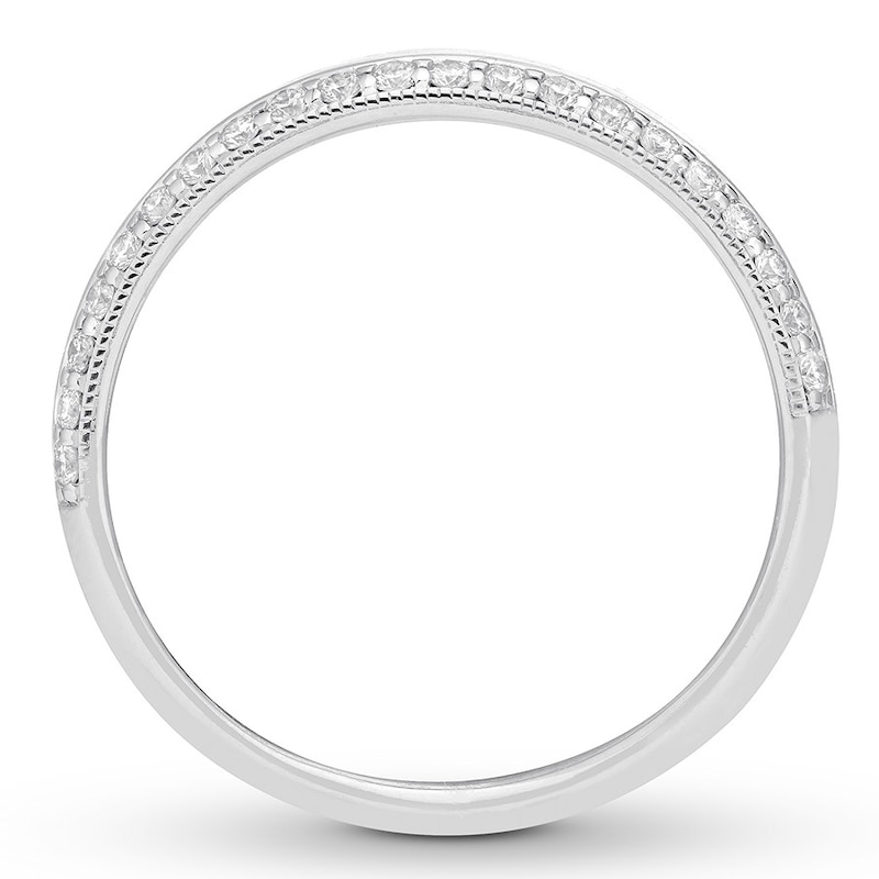 Neil Lane Men's Diamond Wedding Band 1/2 ct tw White Gold Plated