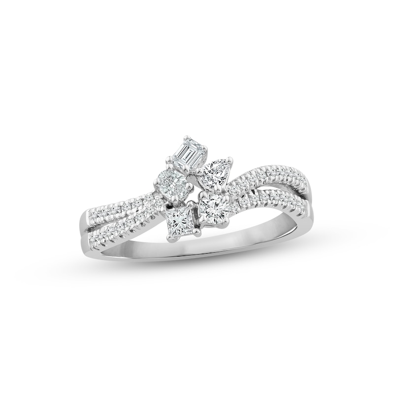 Everything You Are Diamond Ring 1/2 ct tw White Gold Plated