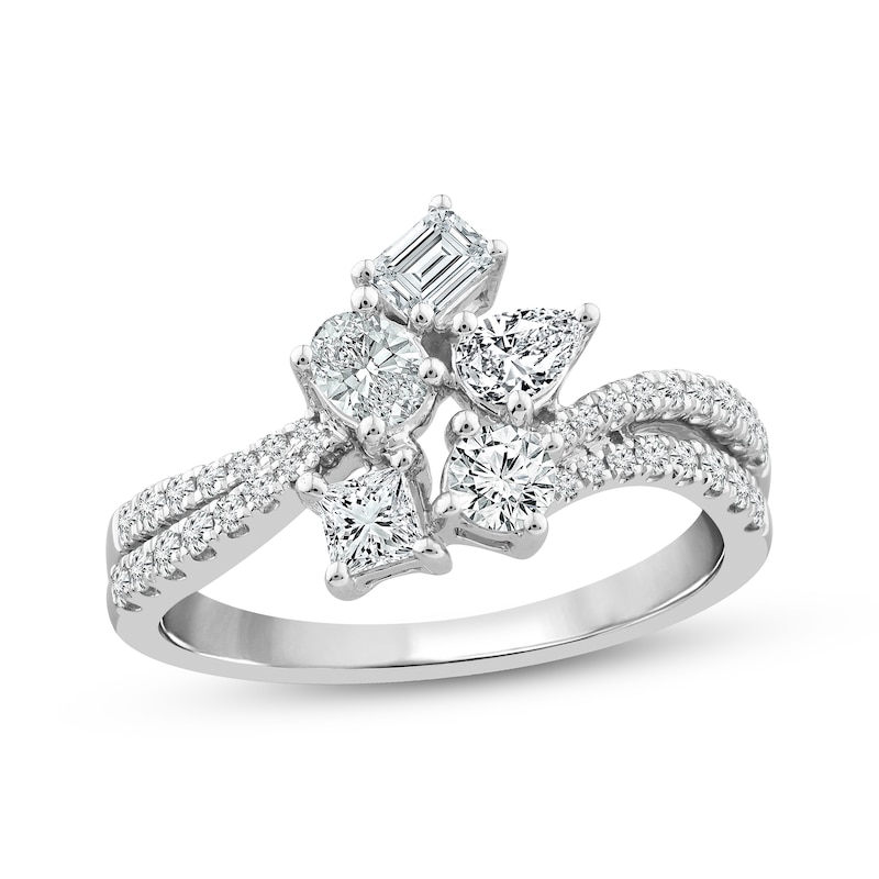 Everything You Are Diamond Ring 1 ct tw White Gold Plated