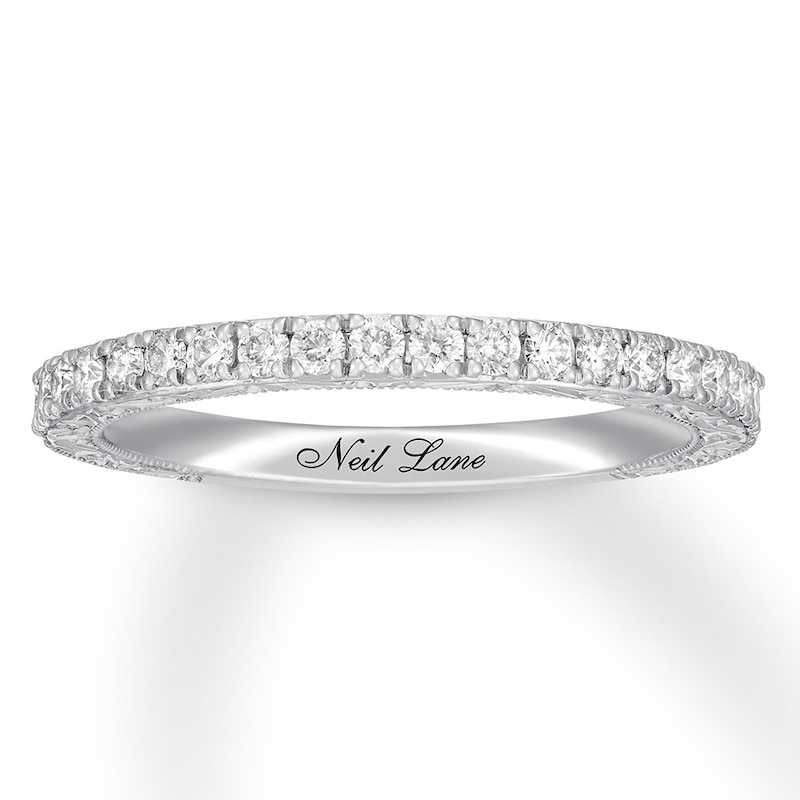 Neil Lane Diamond Wedding Band 1/3 ct tw White Gold Plated