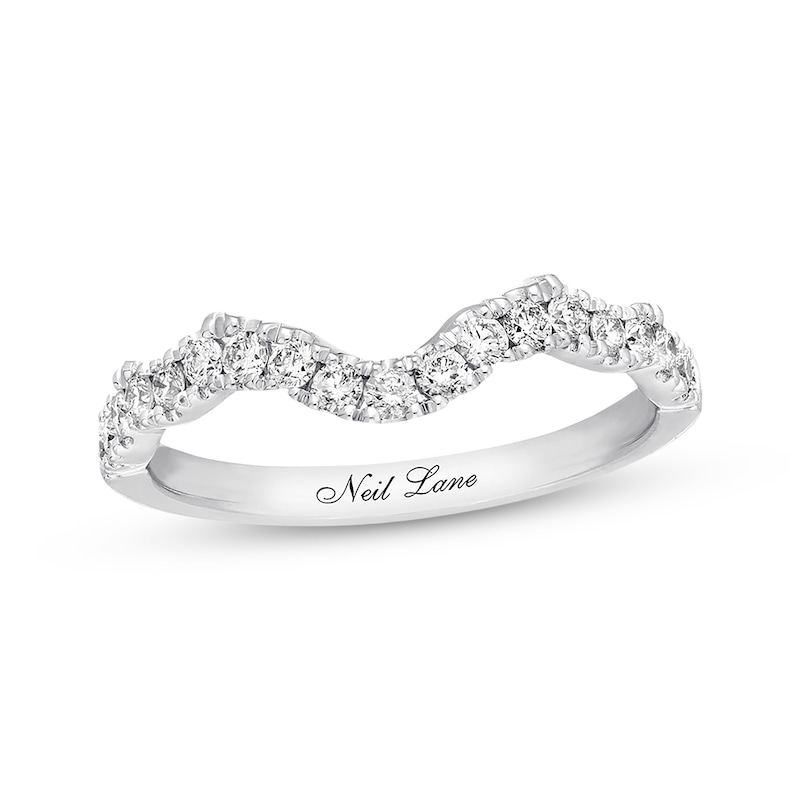 Neil Lane Diamond Wedding Band 1/3 ct tw White Gold Plated
