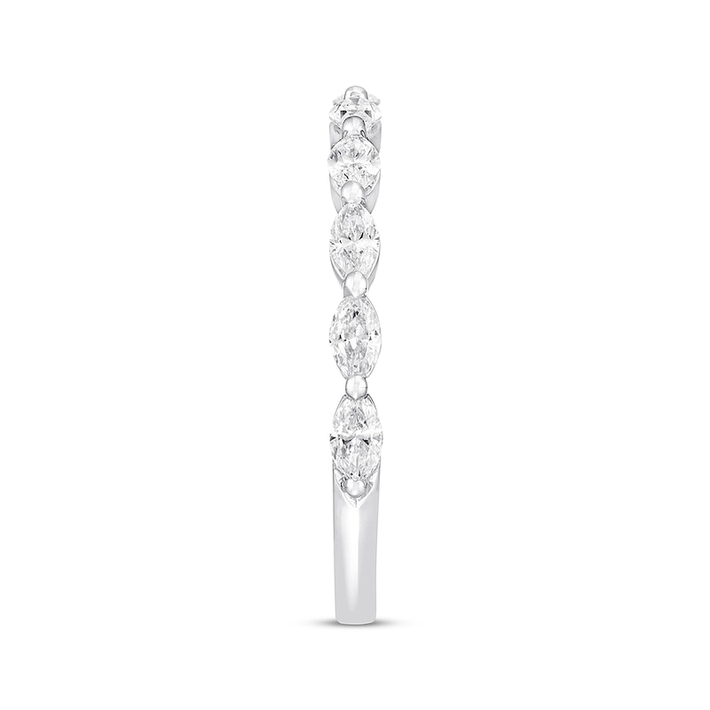 Neil Lane Premiere Diamond Anniversary Band 5/8 ct tw Marquise-cut White Gold Plated - Size 5