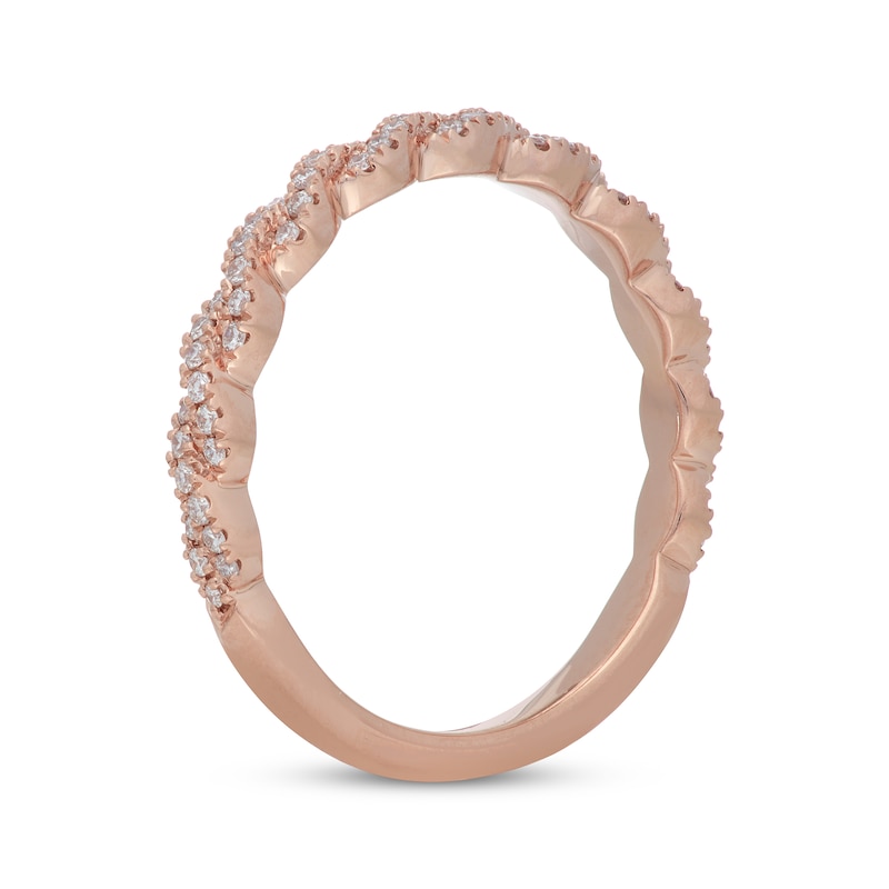 Neil Lane Premiere Diamond Band 1/4 ct tw Rose Gold Plated