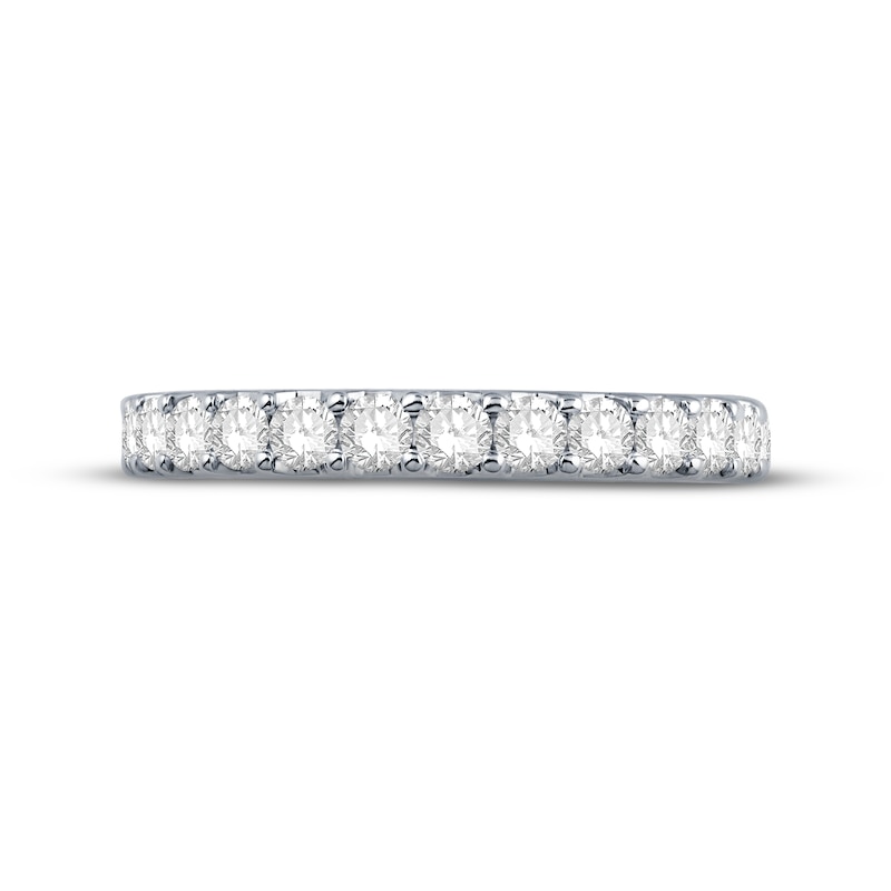 Diamond Eternity Ring 1-1/2 ct tw Round-cut White Gold Plated