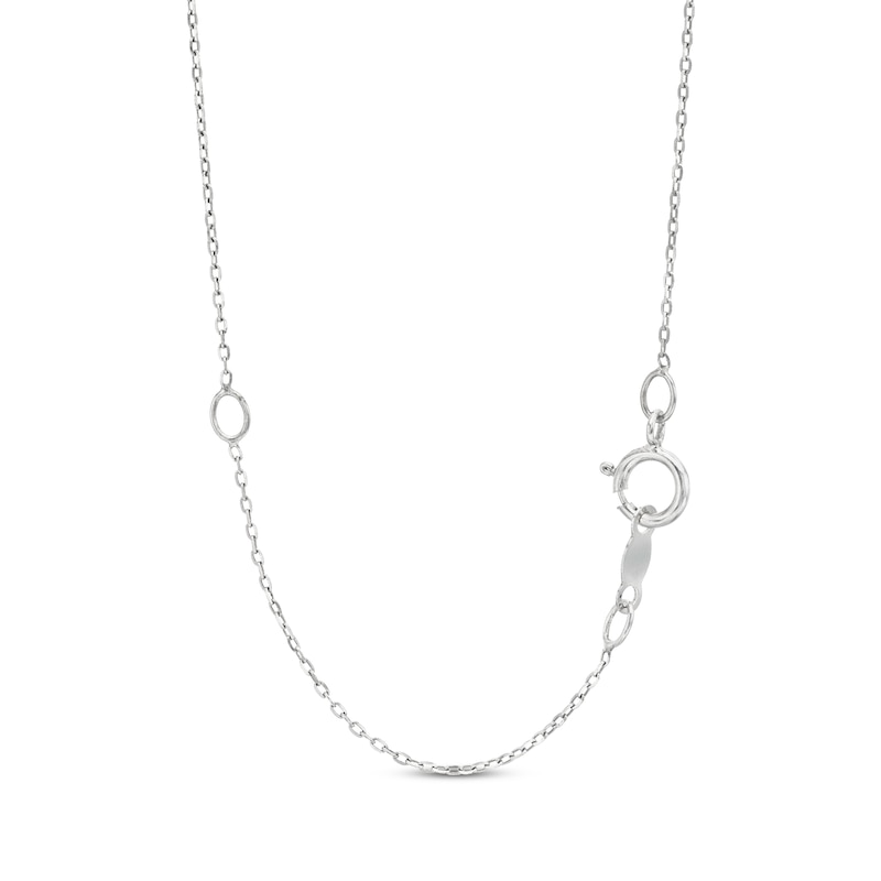 Love Entwined Diamond Necklace 1 ct tw Round-cut White Gold Plated 18"