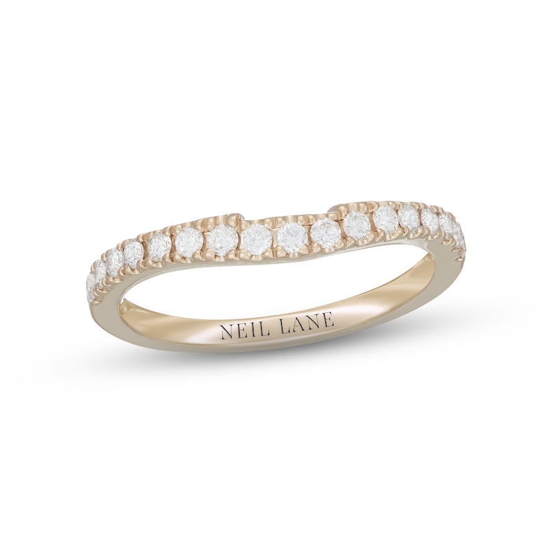 Neil Lane Diamond Wedding Band 1/3 ct tw Yellow Gold Plated