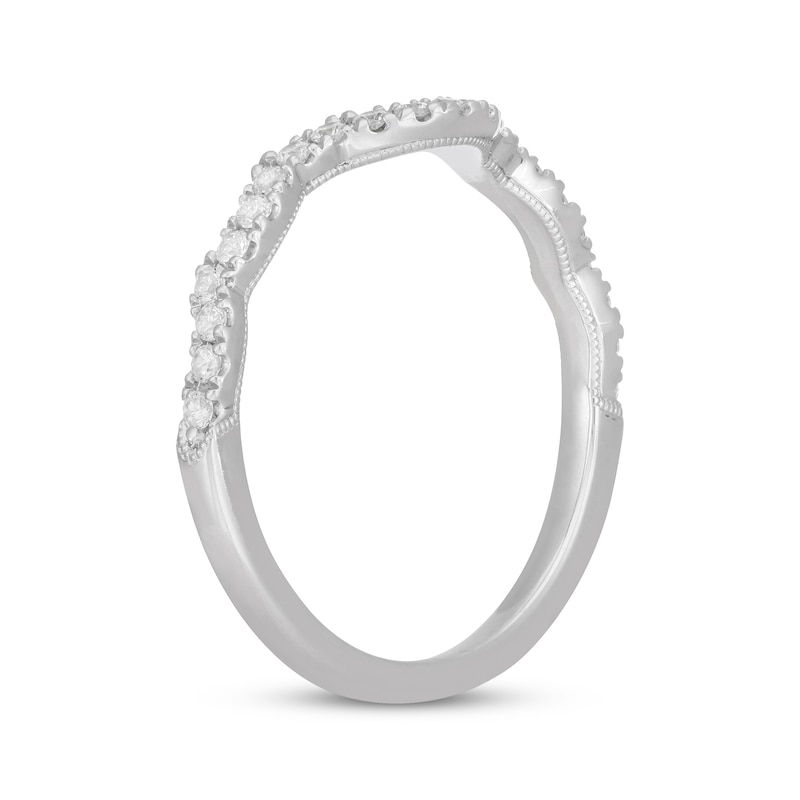 Neil Lane Diamond Wedding Band 1/4 ct tw Round-cut White Gold Plated