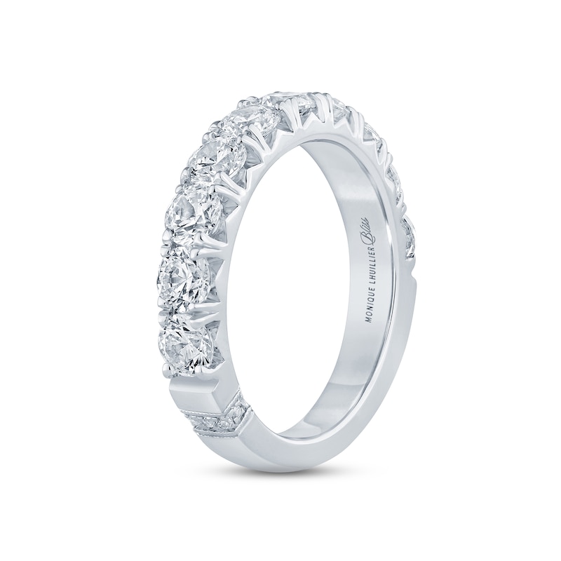 Monique Lhuillier Bliss Diamond Anniversary Band 2 ct tw Round-cut White Gold Plated