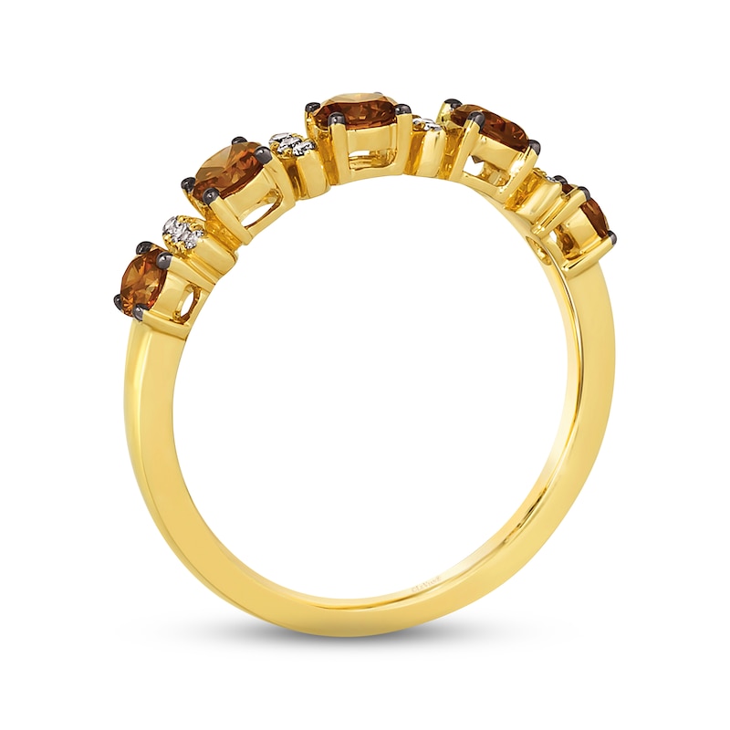 Le Vian Diamond Ring 3/4 ct tw Honey Gold Plated