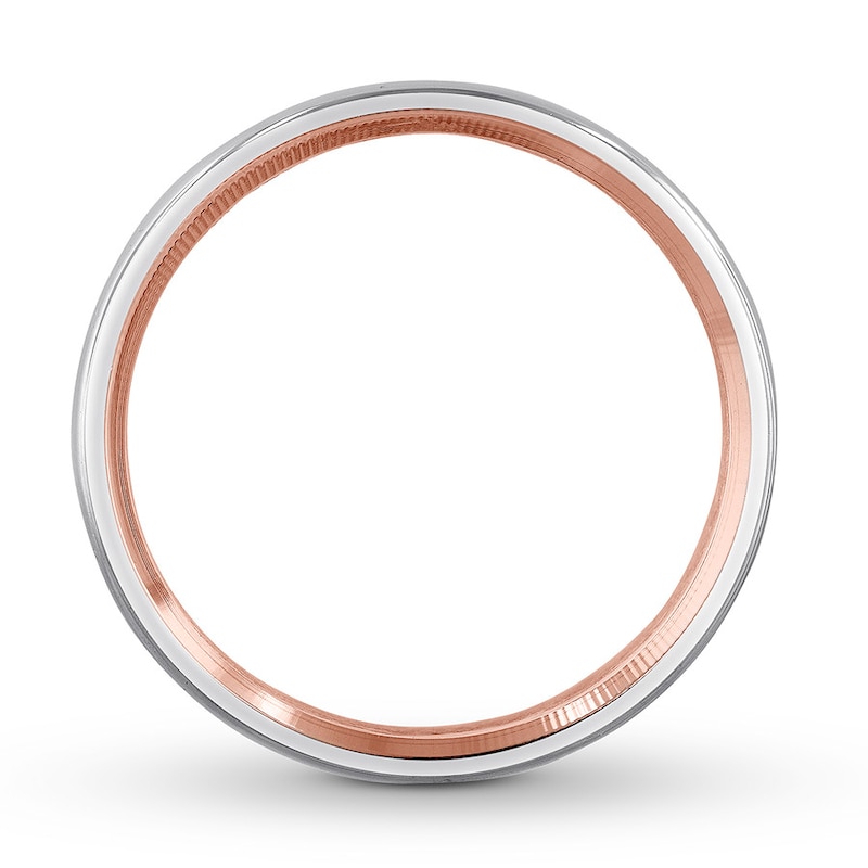 Wedding Band Two-Tone Gold Plated 5mm