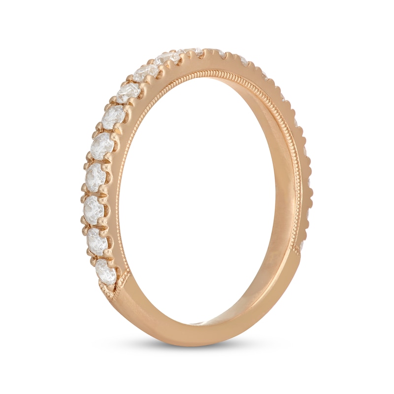 Neil Lane Round-Cut Diamond Wedding Band 5/8 ct tw Yellow Gold Plated