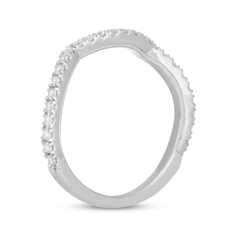 Neil Lane Round-Cut Diamond Wedding Band 1/3 ct tw White Gold Plated