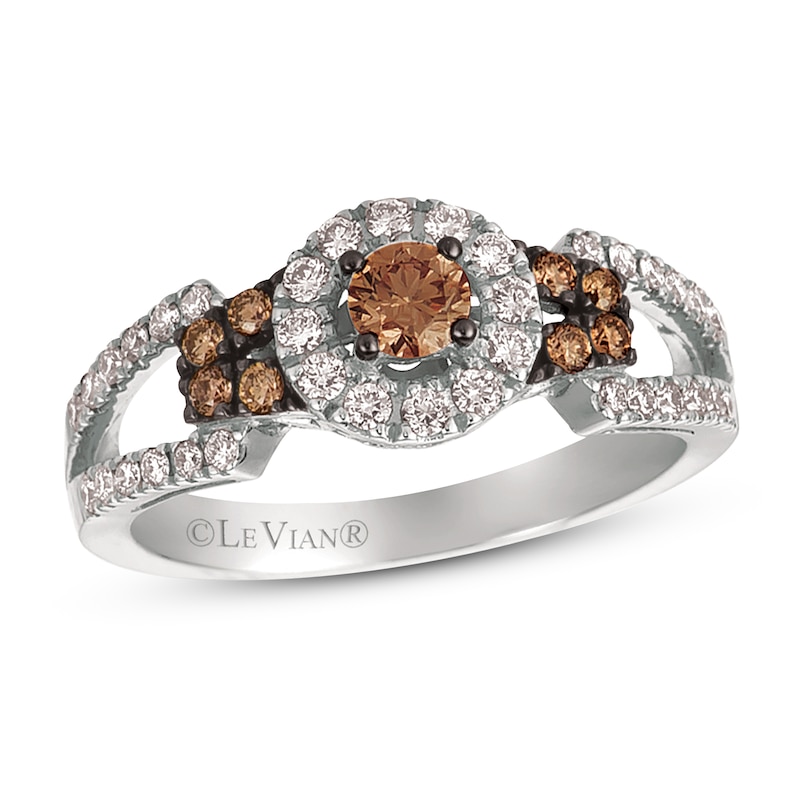 Le Vian Diamond Ring 5/8 ct tw Vanilla Gold Plated