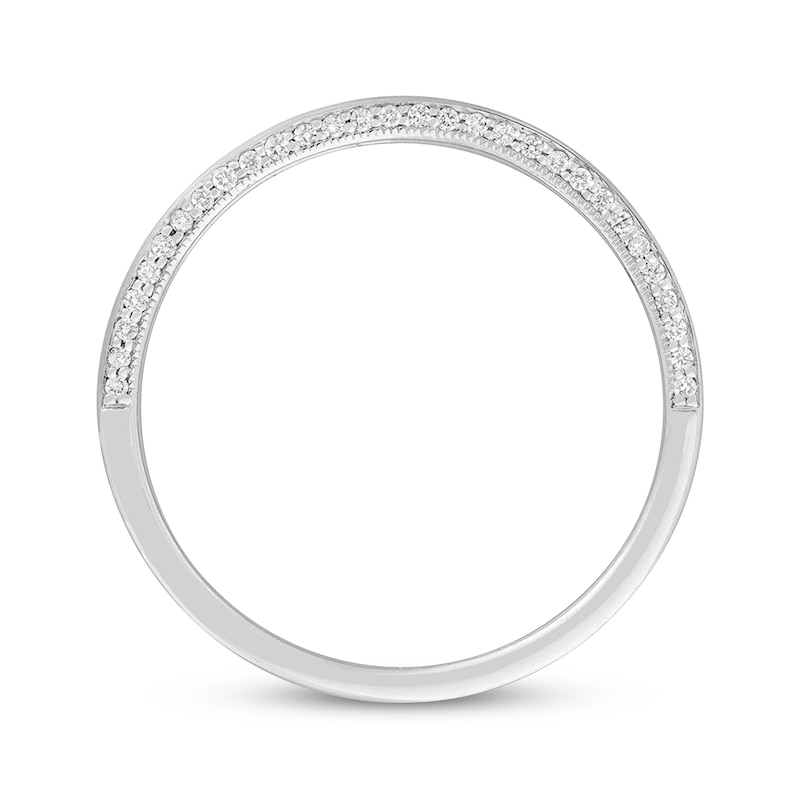 Neil Lane Men's Diamond Wedding Band 1/5 ct tw White Gold Plated