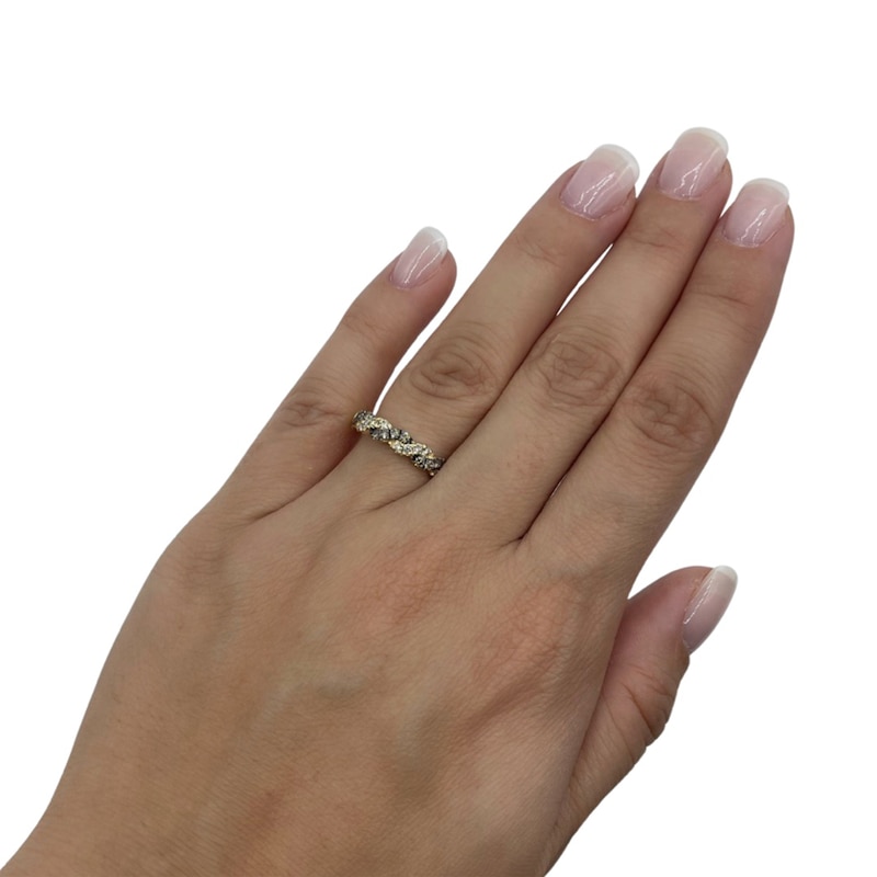 Le Vian Chocolate Twist Diamond Ring 5/8 ct tw Honey Gold Plated