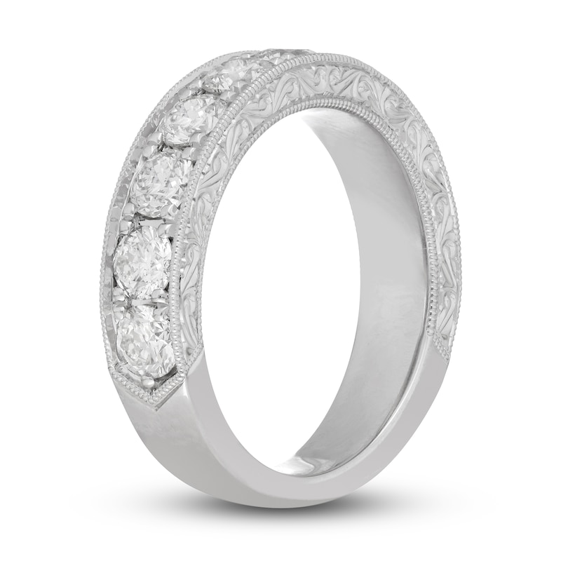 Neil Lane Diamond Anniversary Ring 2 ct tw Round-cut White Gold Plated