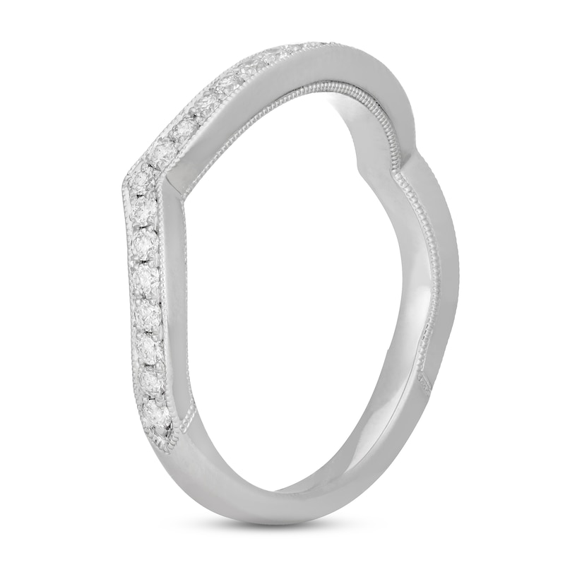 Neil Lane Diamond Wedding Band 1/3 ct tw Round-cut White Gold Plated