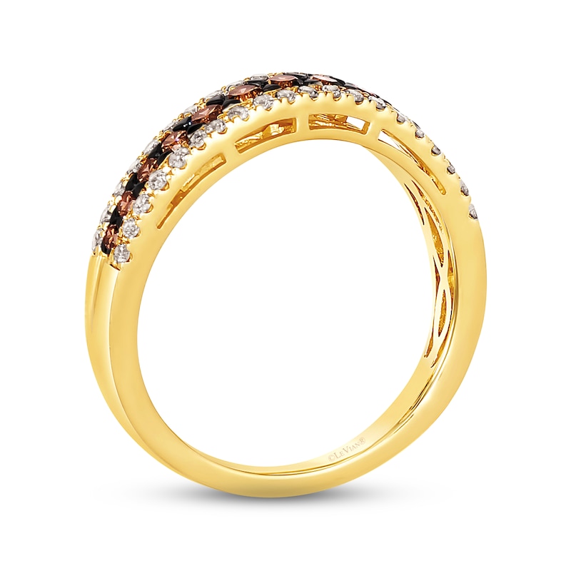 Le Vian Diamond Ring 5/8 ct tw Honey Gold Plated