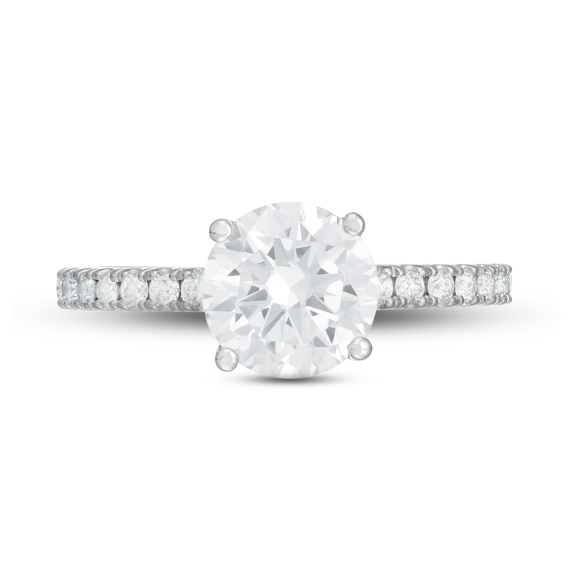 Neil Lane Round-cut Diamond Engagement Ring 2-3/8 ct tw White Gold Plated
