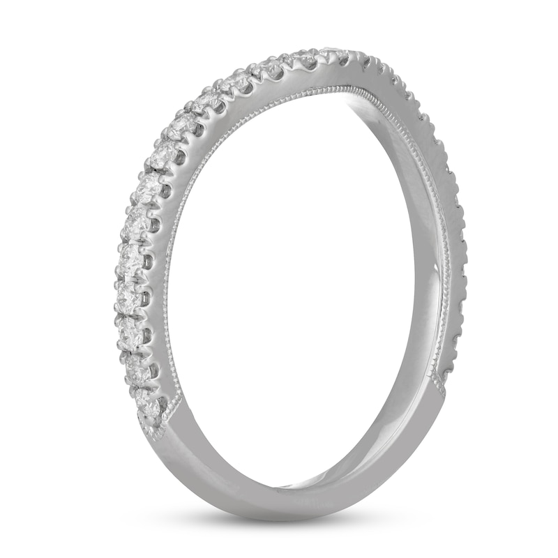 Neil Lane Diamond Wedding Band 1/3 ct tw Round-cut White Gold Plated