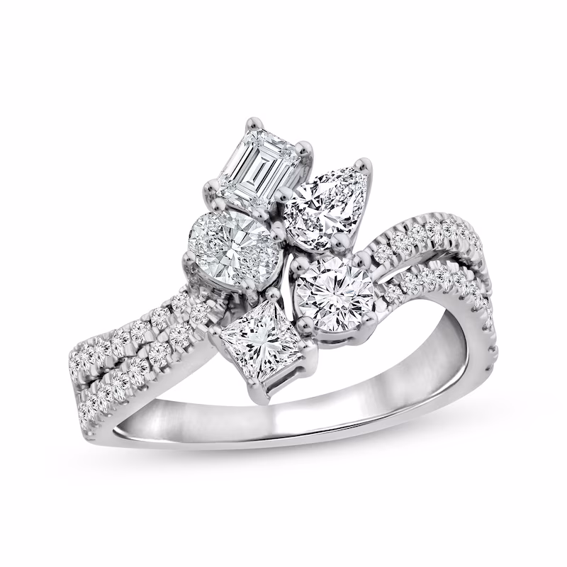 Diamond Ring 1-1/2 ct tw 10K White Gold