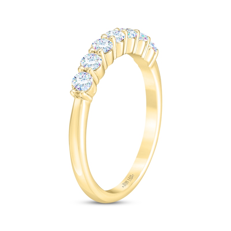 THE LEO First Light Diamond Anniversary Band 1/2 ct tw Yellow Gold Plated