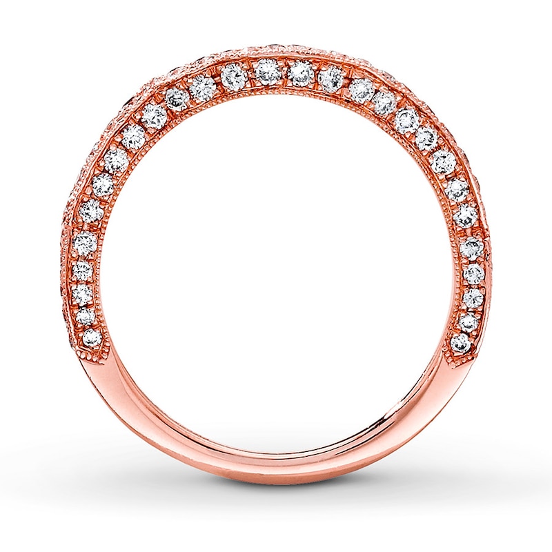 Neil Lane Diamond Band 3/8 ct tw Round-cut Rose Gold Plated