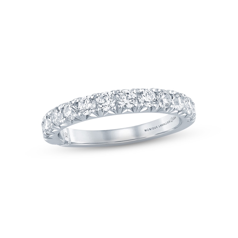 Monique Lhuillier Bliss Diamond Anniversary Band 1 ct tw Round-cut White Gold Plated