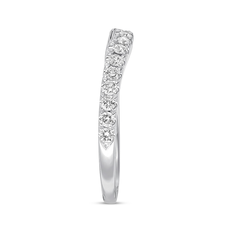 Neil Lane Wedding Band 1/3 ct tw Diamonds White Gold Plated
