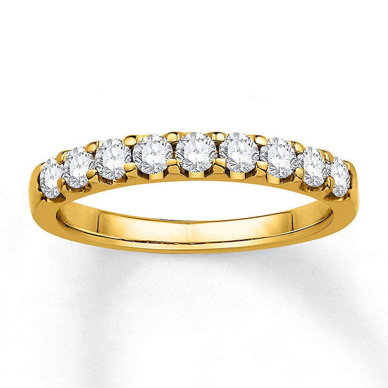 Diamond Band 1 ct tw Yellow Gold Plated