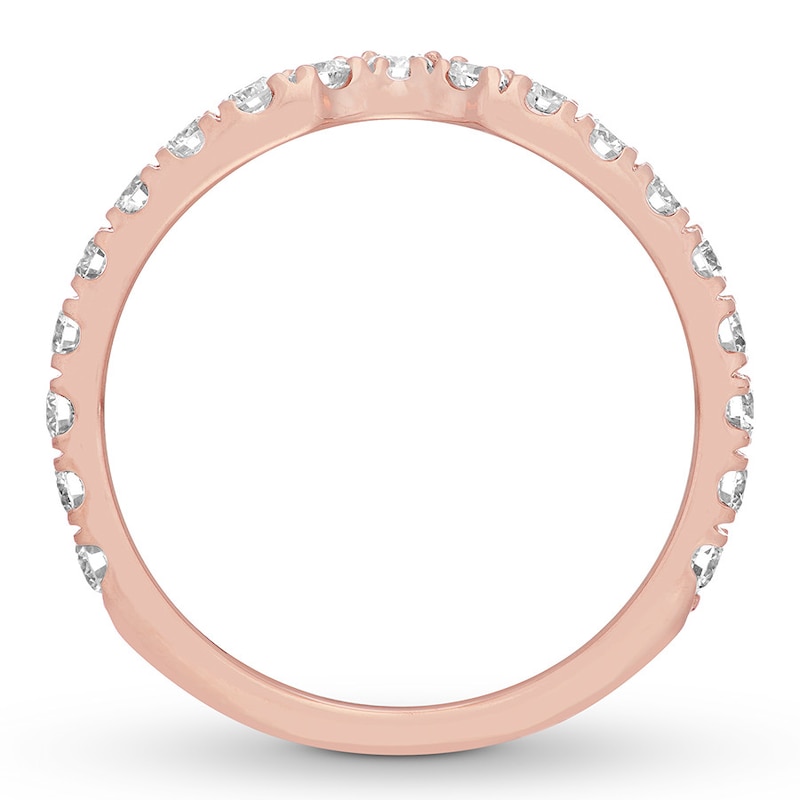 Neil Lane Wedding Band 5/8 ct tw Diamonds Rose Gold Plated
