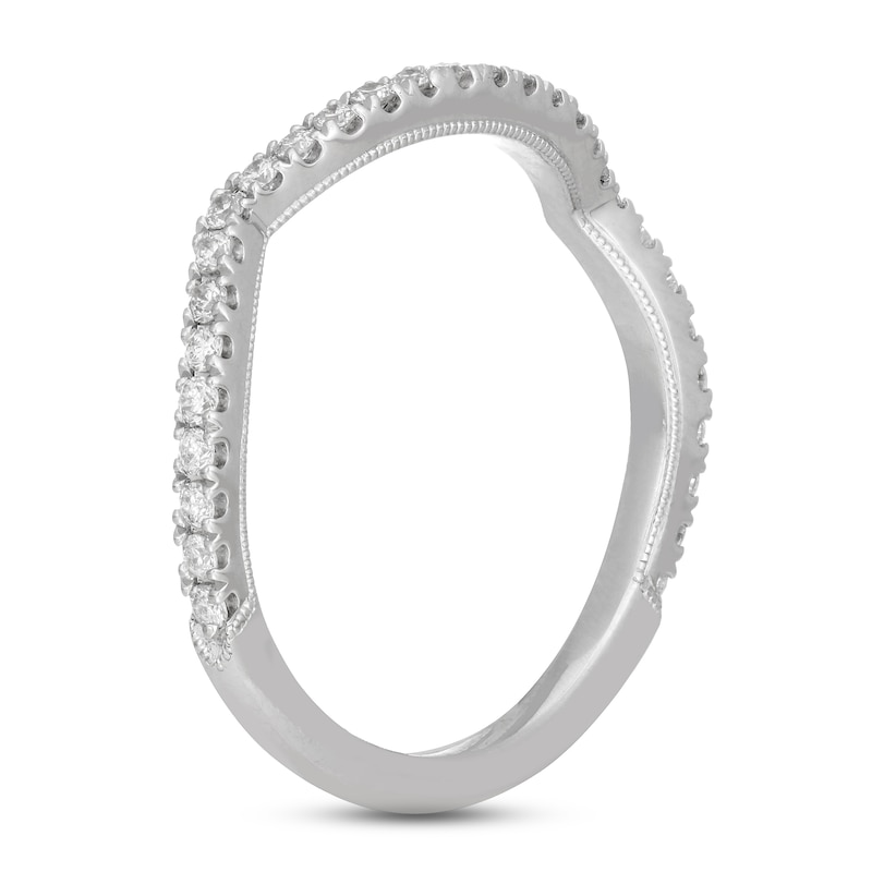 Neil Lane Diamond Wedding Band 1/4 ct tw Round-cut White Gold Plated